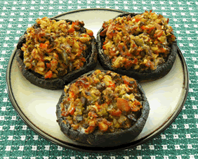 GF Stuffed Mushrooms